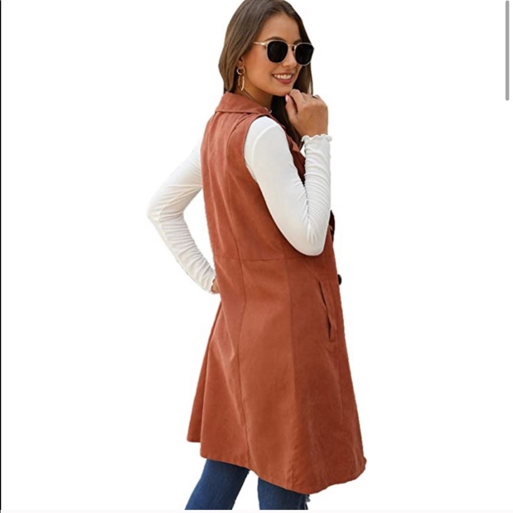 Double breasted long vest - Picture 3 of 3